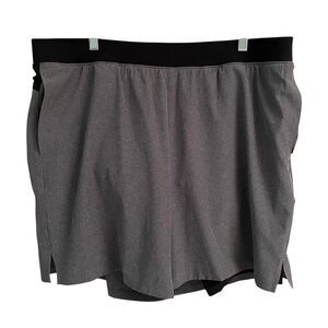 Old Navy Active Go Dry Cool Shorts men’s XL charcoal grey built in bike‎ shorts